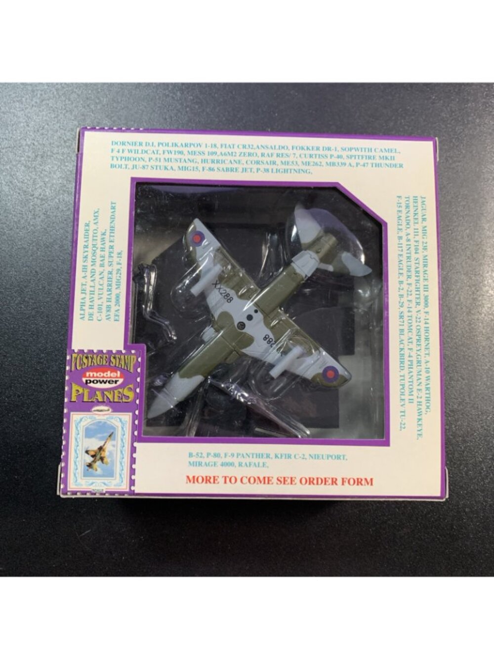 Model Power 5369 Bae Hawk Jet Trainer 1:100 Diecast Postage Stamp Plane NIB Vtg - Picture 3 of 7
